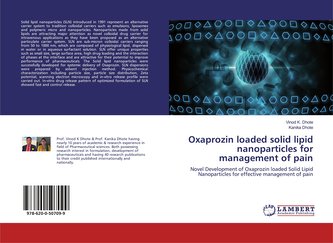 Oxaprozin loaded solid lipid nanoparticles for management of pain