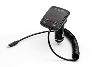 Technaxx FM transmitter s funkcí nabíjení a přehrávání hudby (FMT700)