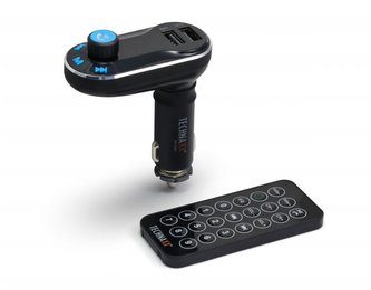 Technaxx FM transmitter + MP3 přehrávač + Bluetooth, LCD display (FMT600BT)