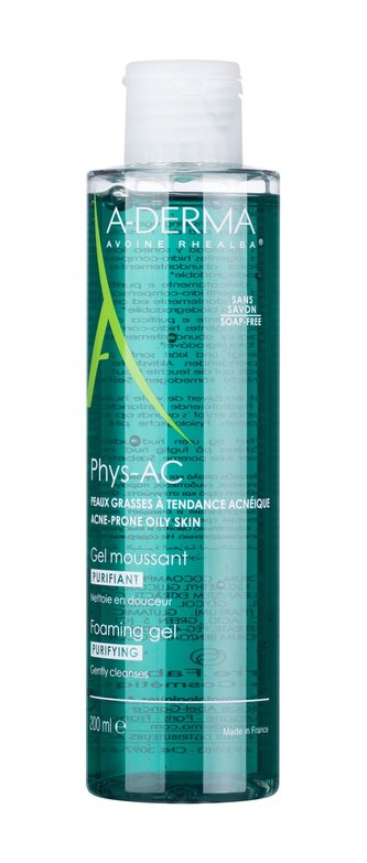 A-Derma Phys-AC Čisticí gel Purifying Foaming Gel 200 ml pro ženy