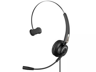 Sandberg PC sluchátka USB Pro Mono Headset s mikrofonem, černá