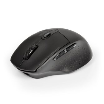 PORT CONNECT Office rechargeable bluetooth combo, bezdrátová nabíjecí myš, černá