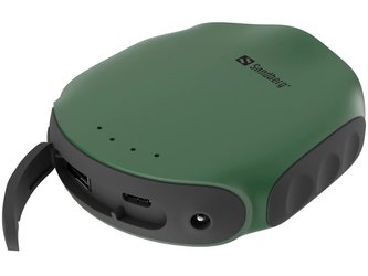 Sandberg Survivor Powerbank 10000, zelená