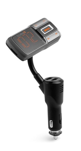 Technaxx bluetooth FM transmitter, QC3.0 nabíjení, Bass Booster (FMT1350BT)