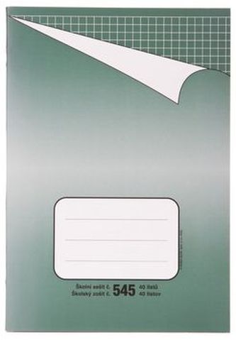 Školní sešit BOBO 545 bezdřevý