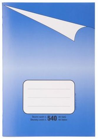 Školní sešit BOBO 540 bezdřevý