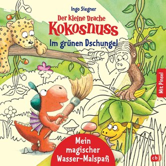 Der kleine Drache Kokosnuss - Mein magischer Wasser-Malspaß - Im grünen Dschungel