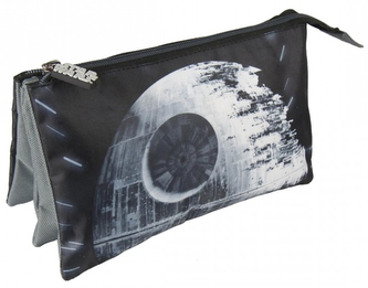 Trojitý penál na tužky Star Wars|Hvězdné války: Death Star (22 x 11 x 8 cm)