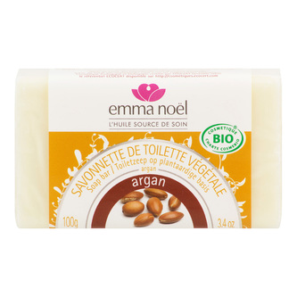 Mýdlo rostlinné argan 100 g BIO   EMMA NOËL