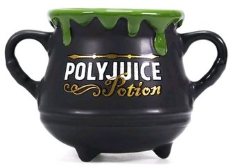 Černý keramický 3D hrnek - kotlík Harry Potter: Polyjuice Potion - Lektvar (objem 325 ml)