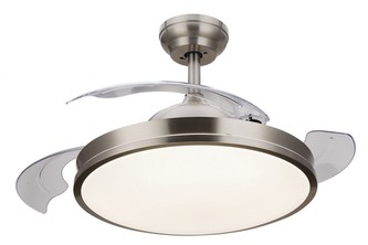 Atlas SVÍTIDLO ZÁVĚSTNÉ S VĚTRÁKEM 45W (větrák) + 35W (světlo) 4500lm 3000K - 5500K, nikl