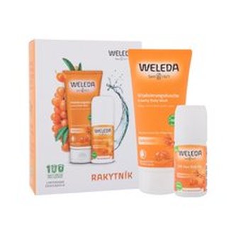 Weleda Sanddorn sprchový krém Sanddorn Creamy Body Wash 200 ml + deodorant Sanddorn 24h Deo Roll-On 50 ml