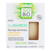 Houbička konjac s bambusem – exfoliační čištění pleti – řada Pur BAMBOO 18 g   SO’BiO étic