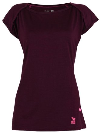 ULLADALEN ECO - dámský top(merino vlna), barva fialová - 44