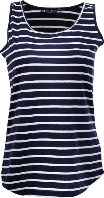 MARINE - dámský tank top, navy comb. - 38