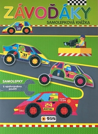 Závoďáky samolepková knížka