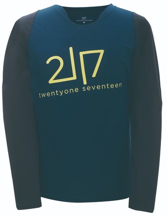 FALLET - pánský MTB top s dl.ruk. - Navy - XL