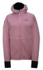 LINSELL - ECO dámská mikina s kapucí (2.vrstva) - dusty rose - M