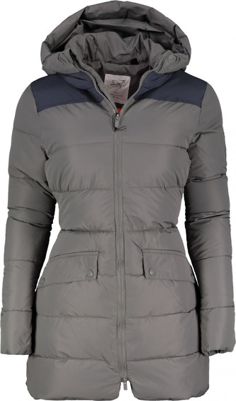 BJÖRKAS - dámský zateplený kabát (Du Pont Sorona) - dk grey - 38