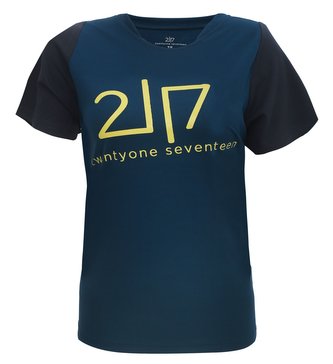 FALLET - dámský MTB top s kr.ruk. - Navy - 40