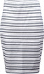 MARINE - Dámská žerzejová sukně z bavlny - White comb - XL