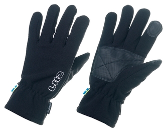 BORGA - unisex microfleecové rukavice - Black - 8