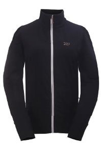 SIKVIK - Pánská celorozepínací mikina (powerfleece) - Black - 3XL