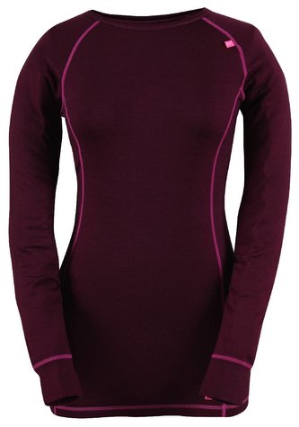 ULLANGER - dámský top s dl.ruk. (merino vlna), barva fialová - 40