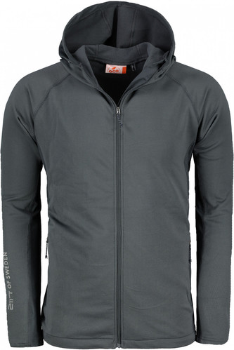 BJÖRKHULT - ECO pán.fleece bunda s kapucí - inkoustová - XL