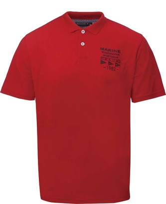 MARINE - pánské polo tričko - Red - L