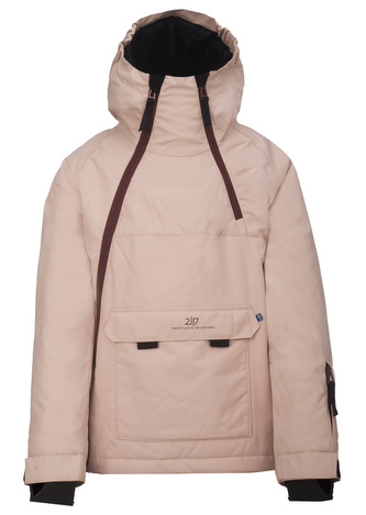 LILLHEM - ECO dětská 2L lyžařská bunda - dusty rose - 140