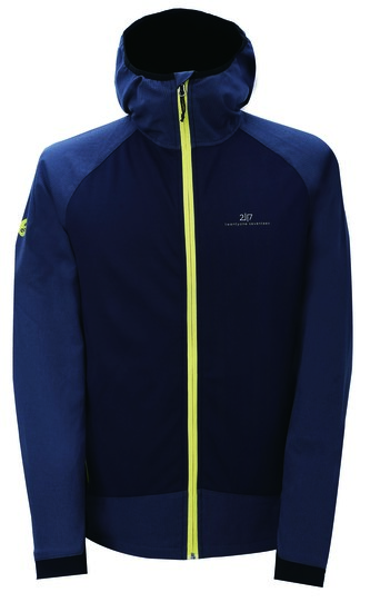 NORDMARK - pánská hybridní bunda s kapucí - Ink - XL