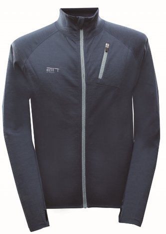 ALLTORP - pánská Merino bunda - modrá - 3XL