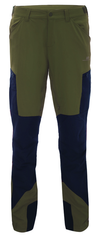 LUNNA - Pánské dlouhé outdoor kalhoty - Olive - XXL