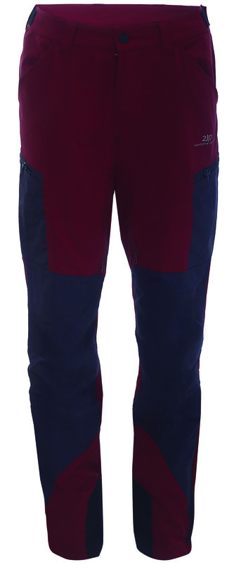 LUNNA - Dámské dlouhé outdoor kalhoty - Wine red - 38