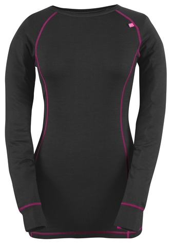 ULLANGER - dámský top s dl.ruk. (merino vlna), barva šedá - 40