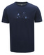 OPPEBY - Pánské merino triko - Navy - XL