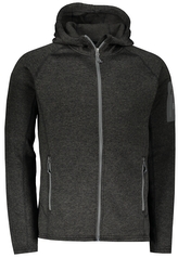 GULLABO - pánská fleecová mikina - černá - 4XL