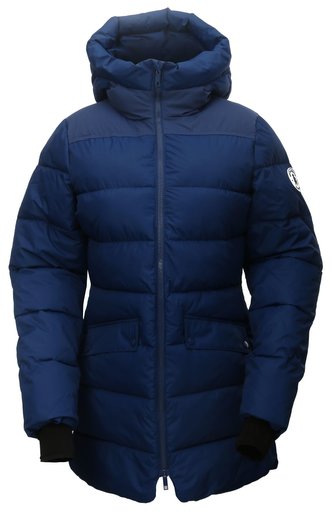 BJÖRKAS - dámský zateplený kabát (Du Pont Sorona) - navy - 38