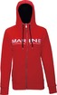 MARINE - dámská mikina s kapucí - red - 38