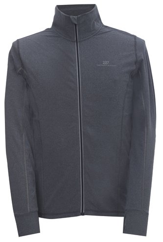 EKUDDEN - pánská powefleece mikina - Dk grey - M