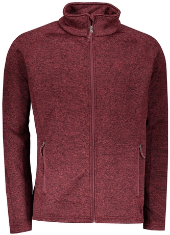 HOLM - pánská fleecová mikina - červená - 4XL