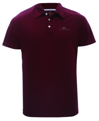 FROSAKER - pánské funkční polo triko - Wine red - M