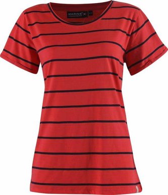 MARINE - dámský bavl.top - červený - 40