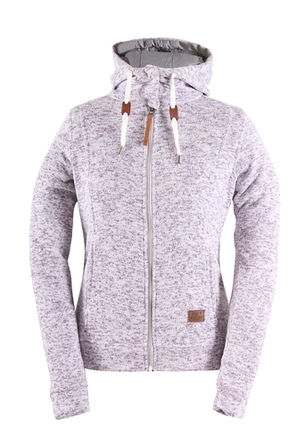 GROLANDA - dámská wave fleecová mikina - růžová - 42