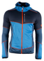 GTS 3015 M S20 - Pánská mikina Waffle Fleece, Bicolour - f blue - XXL