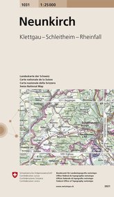 Swisstopo 1 : 25 000 Neunkirch