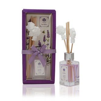 Osvěžovač vzduchu, tyčinkový difuzér, 30 ml, levandule