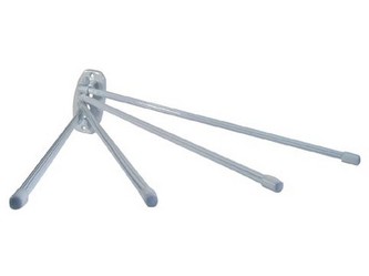 sušák na ručníky 4 ramenný kov. BÍ