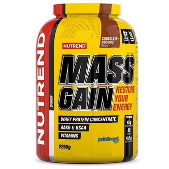 Nutrend Mass Gain - Vanilka - 1000 Gramů